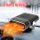 12V sort bærbar bilvarmer defroster 1000W 2