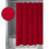 Red Polyester Shower Curtain 72 x 72 in with 12 Hooks 4