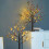 pièces Arbre scintillant à fleurs de baies rouges, branches lumineuses LED 2