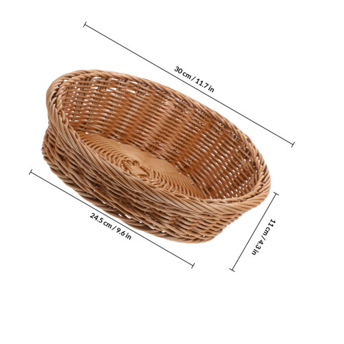 Úložné koše do spíže, tkaný design, hnědý, 1 ks, pro majitele domů 1