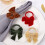 Velvet Bow Napkin Rings – Handmade Wool, 4 Pack 5