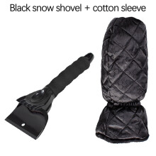 AuroraX Brushless Snow Shovel Small Emergency Portable Snow Scraper with Ice Scraper Glove,Window Truck Snow Removal Tool Car
