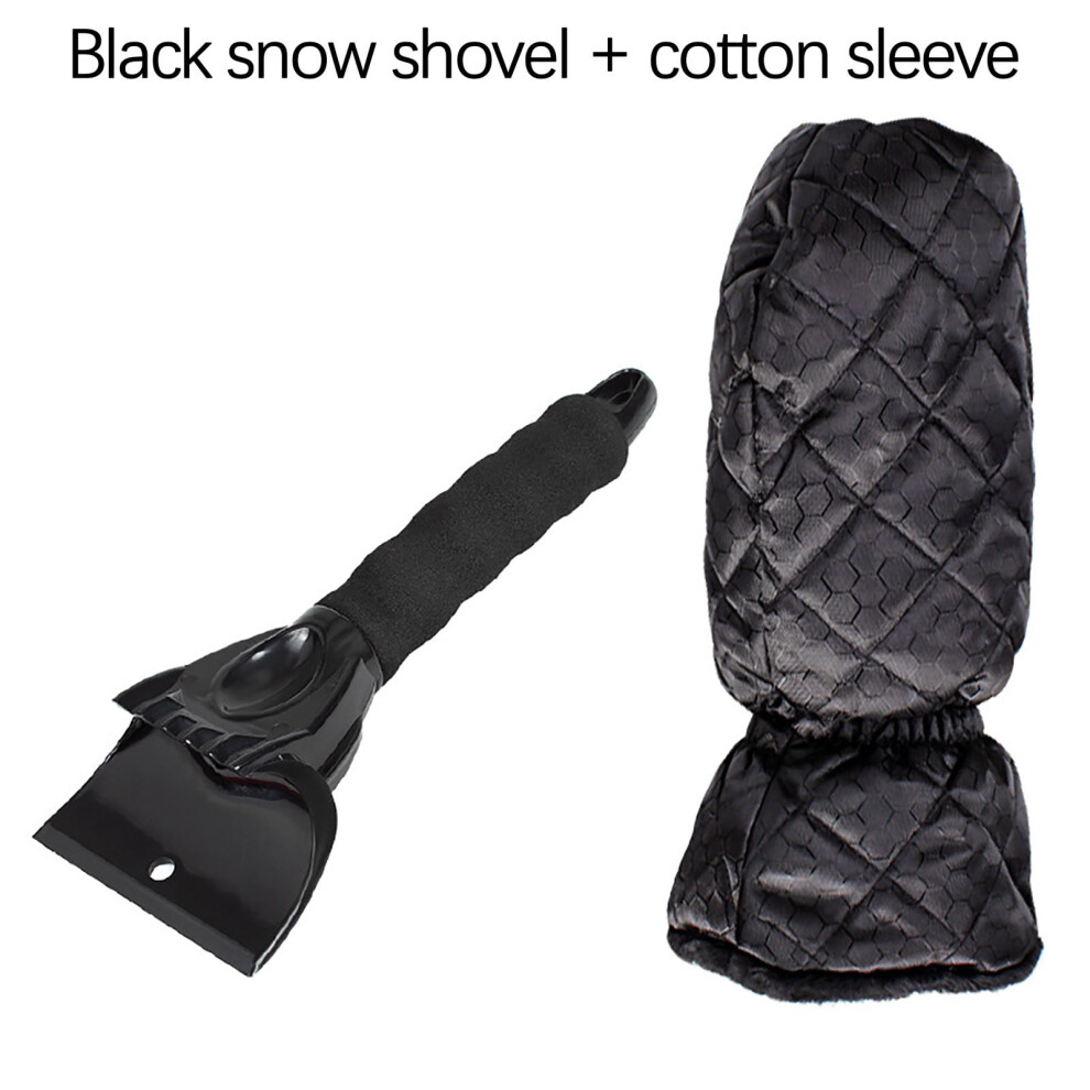 Aurorax Brushless Snow Shovel Small Emergency Portable Snow Scraper With Ice Scraper Glove,Window Truck Snow Removal Tool Car 9555307493778