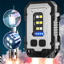 Mini porte-clés lampe torche LED rechargeable – Haute luminosité, portable et durable pour le camping, la randonnée et les situations d'urgence