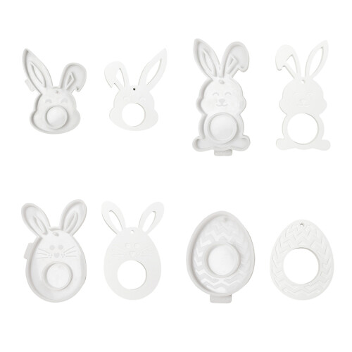 Easter Theme Silicone Molds Eggs/Rabbit Silicone-Easter  R 1