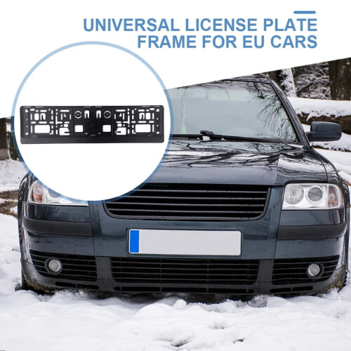 Universal European License Plate Mounting Bracket 1
