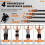 Heavy Duty Pull Up Assistance Bands (350lbs), 4-Pack with Fabric Foot Loops, Adjustable Resistance Bands Compatible with Pull Up Bars 3