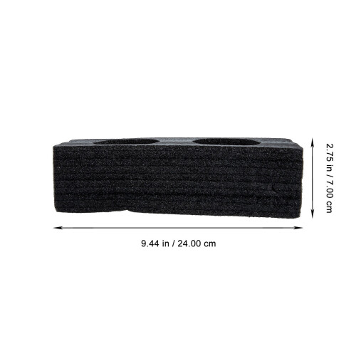 2Pcs Packing Tray Black Cup Holder for Secure Drink Storage and Convenient Outdoor Use 1