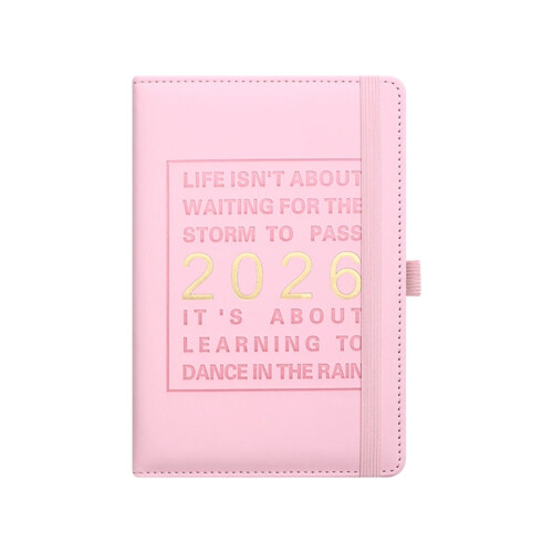 2026 Planner Journal Schedule Notebook Work Planner With-Pink