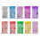 6Pcs Handmade Plastic Stage Backdrop Door Curtains-light blue 2