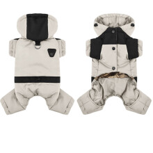 Manteau d'hiver pour chien avec capuche et doublure en graphène XXL