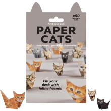 Origami papirkatte – 50 ark til foldning af kattefigurer