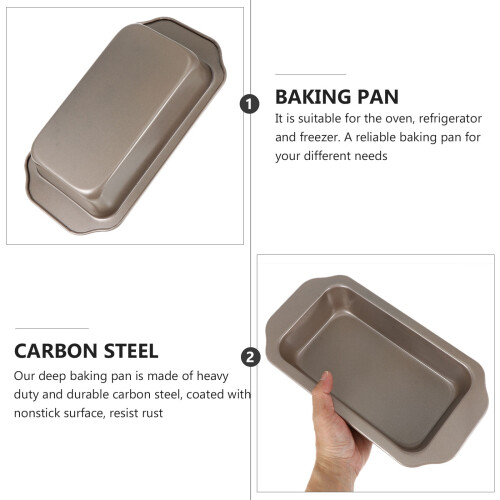Carbon Steel Baking Sheet Pan for Oven Use, Non-Stick Bakeware, 1 Piece 2