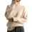 Damen-Strickpullover, langärmelig, Oversize-Rundhalsausschnitt 1