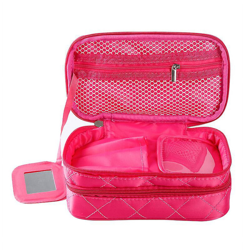High Capacity Cosmetic Bag Women Waterproof Double Layer Travel Organizer Makeup Bag Toiletry Pouch Multifunction Beauty Case