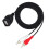 USB 2.0 auf Dual-RCA-Audiokabeladapter 1