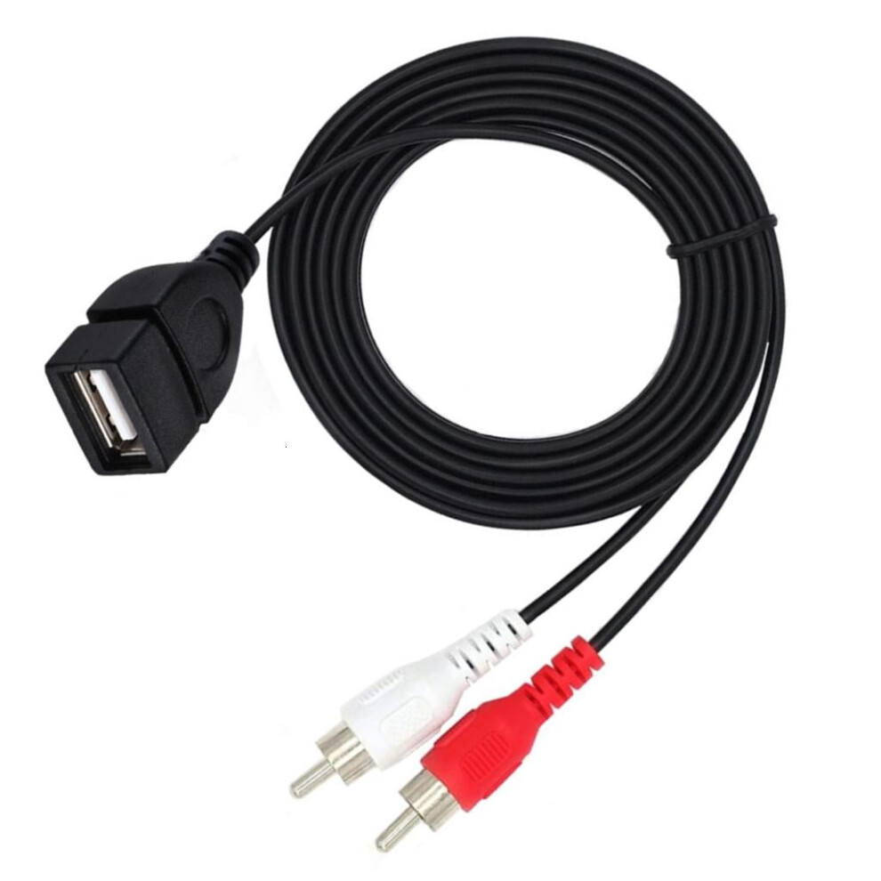 Usb 2.0 To Dual Rca Audio Cable Adapter 9122141358022