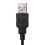 1M/3.3ft USB2.0 Αρσενικό βύσμα2 ακίδων καλώδιο DIY pigtail καλώδιο τροφοδοσίας USB 5V 2
