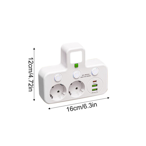 Multipresa Smart Tower con porte USB e individuali 2
