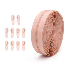 Cremalleras de nailon en espiral para costura – 19 colores, 45 cm