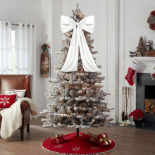 Nœuds de Noël pour guirlande, couronne et décoration de sapin (46 x 16 pouces)