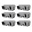 6Pcs Wall Mount Glasses Holder Organizer Case for Easy-Gray 1