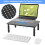 Monitor Stand Riser 3 Height Adjustable Desk Riser Organizer with Ventilation Holes 4