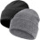 Gorro infantil de algodão com aba dobrada e quentinha (1 peça) 1