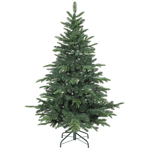 Homcom HOMCOM 5ft Christmas Tree, Hinged Xmas Tree with Realistic Branches 1