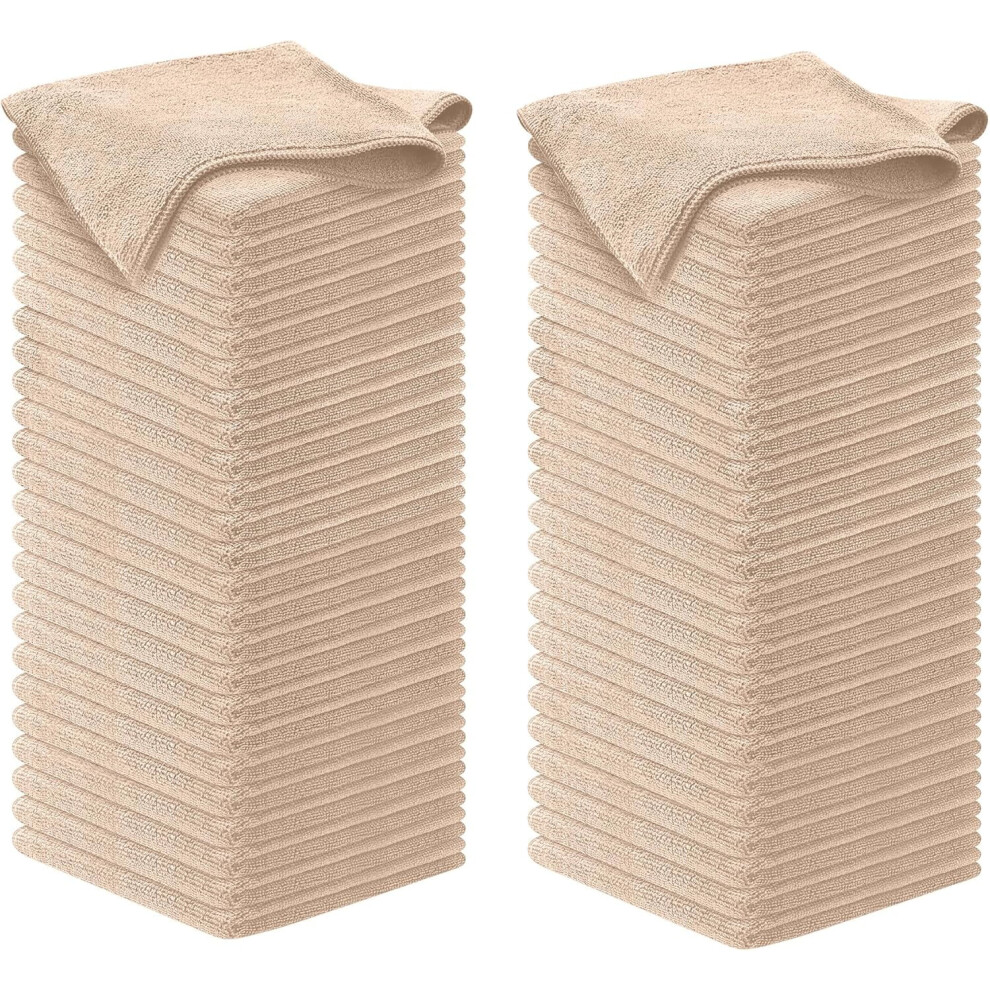 Microfiber Cleaning Cloths 50 Pcs 12.5"X12.5" Grey 962125449334