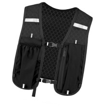 Bežecká vesta unisex reflexná ľahká priedušná