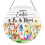 Placa de madeira com coelhinho da Páscoa, 30 cm ou 20 cm 1