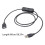 Cabo extensor USB 2.0 macho para fêmea com interruptores para impressora, teclado e disco rígido. 3