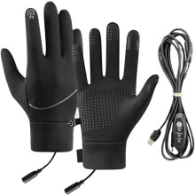 USB-verwarmde handschoenen, waterdicht en winddicht, 3 warmtestanden