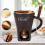 Ceramic fondue cup with fork and candle set 7