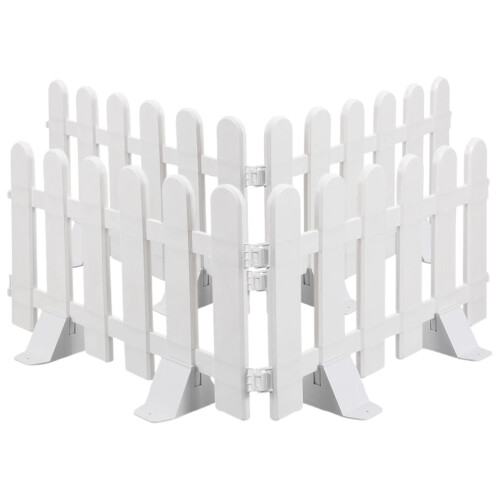4 Pcs Flowerbed Borders Interior Decorative Fence