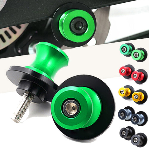 Motorcycle Swingarm Stand Spools 8mm Aluminum 1