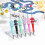Lot de 5 stylos à perles en forme de fleur 2