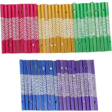 50pcs Wind Ch Tubes Wind Ch Repair Kit Making Kit DIY Windch Kits Tone Empty Tubes for Outdoor Hanging tions Style As Shown