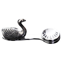Swan Chopstick Rest Holder - Stainless Steel Utensil Stand, Compatible with Asian Kitchen Decor & Home Table Setting