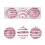 Large Pink Christmas Ball Ornaments, 3-Pack Plastic Tree 1