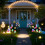 Lampe solaire décorative de jardin en forme d'œuf craquelé 8