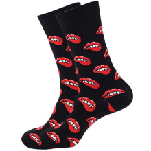 Herzförmige Baumwollsocken, Unisex, Wadenlänge