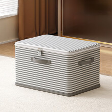 Grand sac de rangement pour couvertures – Conteneur mobile zippé avec poignées renforcées, tissu non tissé épais, petite taille, pour la