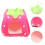Roze stoffen hamstertent 26x26x28cm 1