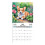Calendário de Parede Snowy Corgi 2026 - Layout Mensal 1