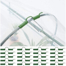 Colliers de serrage pour tubes de structure de serre (20 pièces, 11 mm)