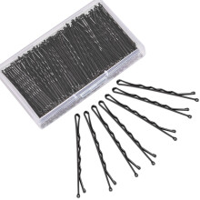 300Pcs 2 Inchs Hair Pins Bun Hair Pins Bun Bobby Pins With Storage Box for Women Girls and Hairdressing Salon (Black)