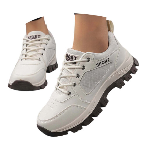 Weiße Strick-Sneaker mit niedrigem Schaft, Größe 38 2