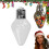 Christmas Bulb Gift Jar, Clear Plastic, 1 pc 1